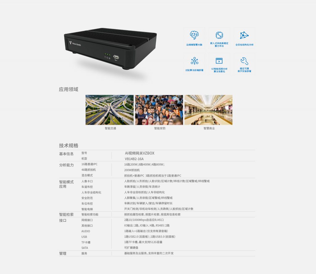 臻识科技VisionZenith|智慧城市智能化视觉解决方案引领者